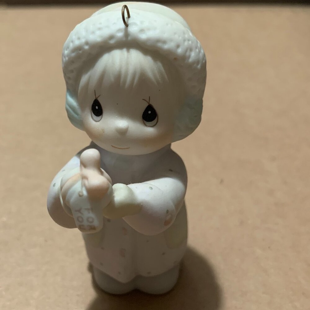 I'm sending you a white Christmas -  precious moments ornament